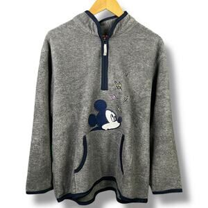 Vintage 90s Women's MICKEY UNLIMITED Mickey Mouse Butterfly Fleece 1X